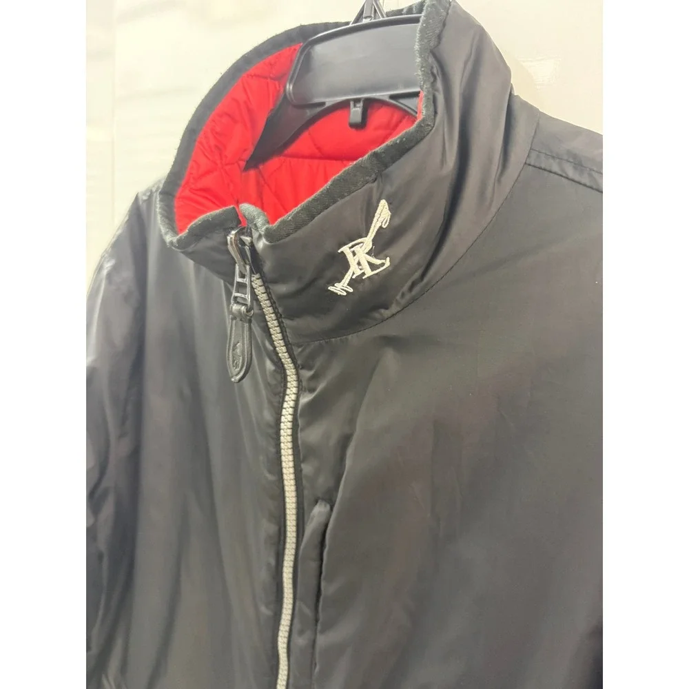 Polo Ralph Lauren Reversible Quilted Jacket Switzerland Winter Cup 2008 Red XL